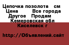 Цепочка позолота 50см › Цена ­ 50 - Все города Другое » Продам   . Кемеровская обл.,Киселевск г.